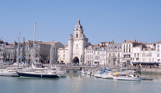 Vue de La Rochelle depuis les quais