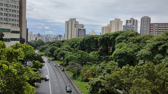 Le quartier des affaires de Sao Paulo