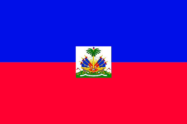 Le drapeau haïtien