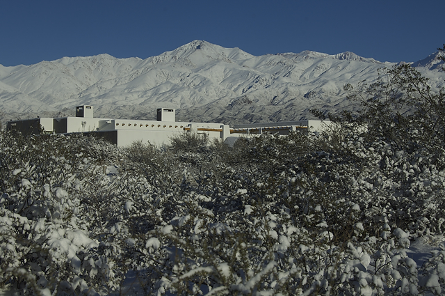 Paysage en hiver à Mendoza