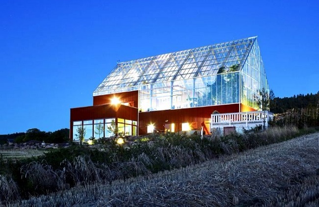 Nature House Uppgrenna Maison solaire économique ©tailor-made.se