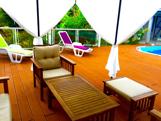 Chambre d'hôtes avec terrasse privée en Guadeloupe
