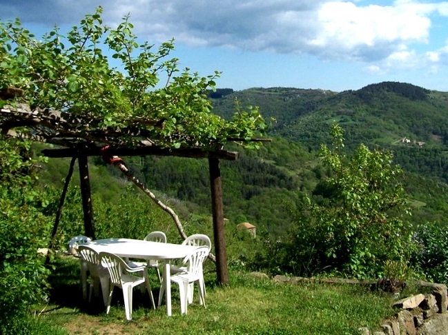 La nature luxuriante de l'Ardèche