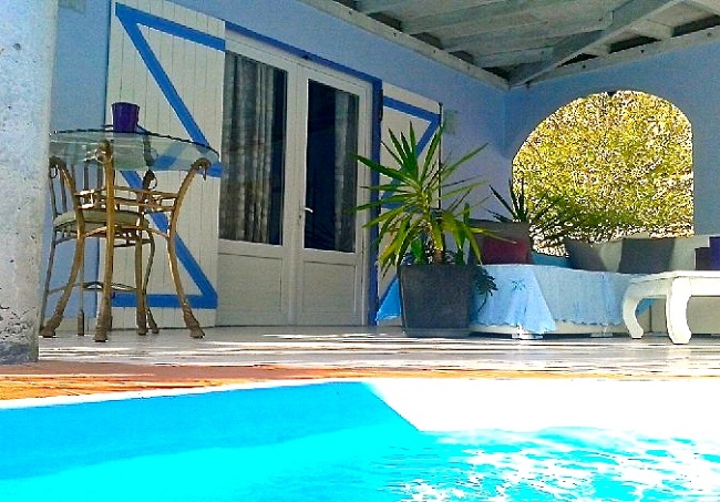 Maison d'hôtes avec piscine privée en Guadeloupe