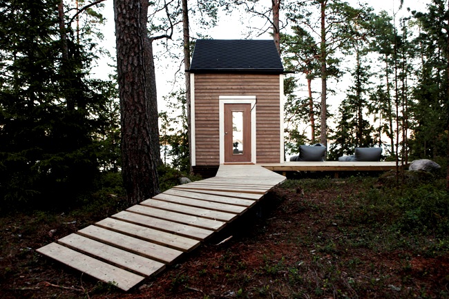 Nido petite maison confortable vue de l'extérieur ©Robin Falck