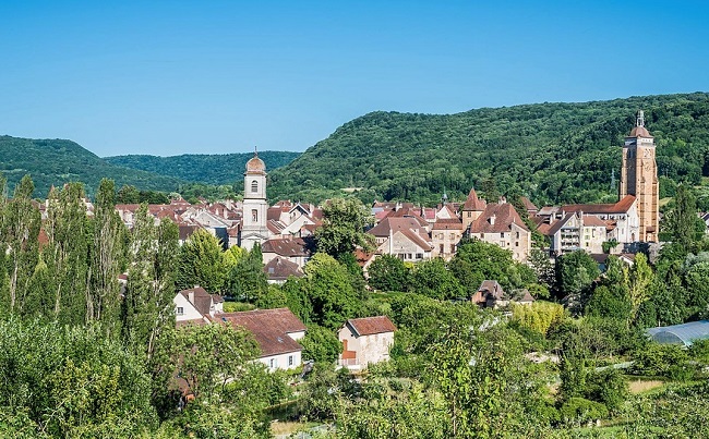 Village pittoresque en Franche Comté