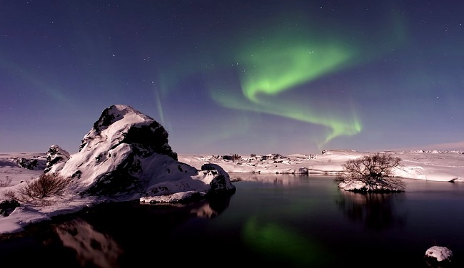 Destinations aurores boréales en Suède © DR 