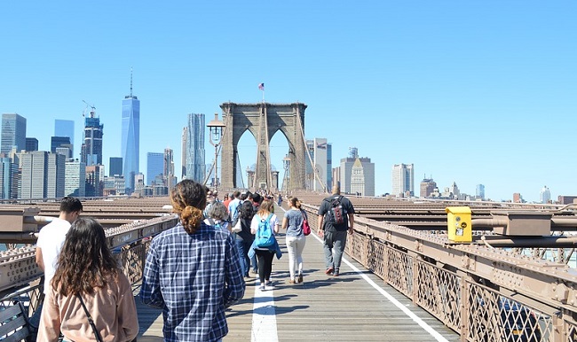 Balade sur le pont de Brooklyn, une des meilleures activités à faire à New-York