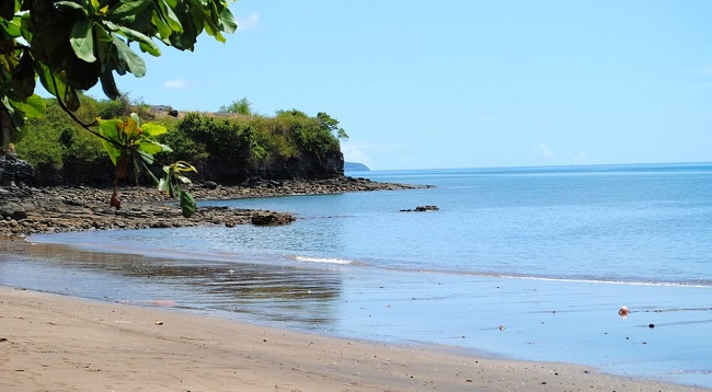 Plage du village de Trévani à Mayotte