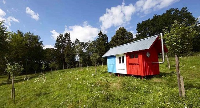 Une mini maison pas chère parfaitement agencée ©pin-up house