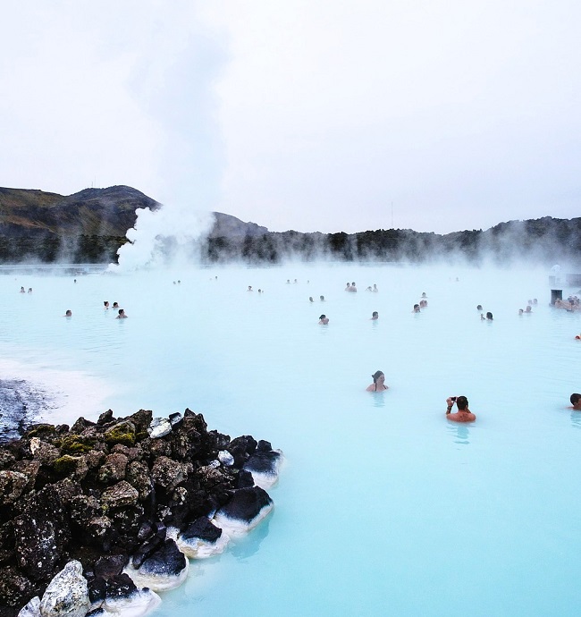 Source du Lagon Bleu en Islande