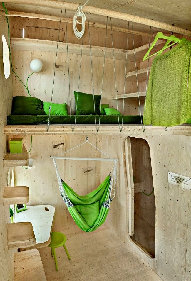 L'intérieur parfaitement agencé d'une micro habitation ©tengbom.se