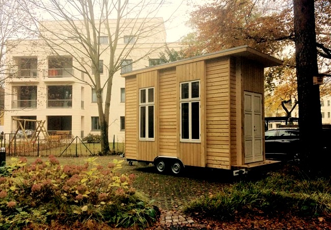 Mini-maison sur roues ©Tiny House University