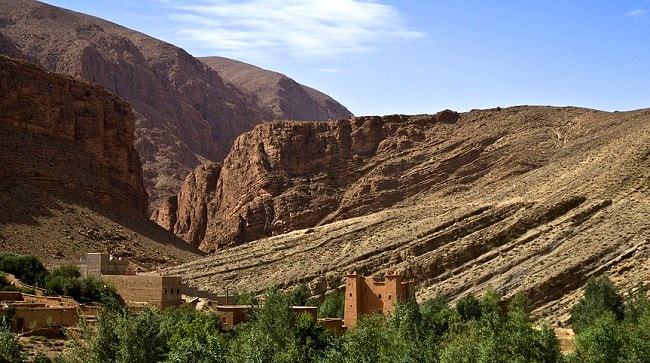 Gorge du Dadès un lieu idéal pour passer un week-end pas cher au Maroc du Sud