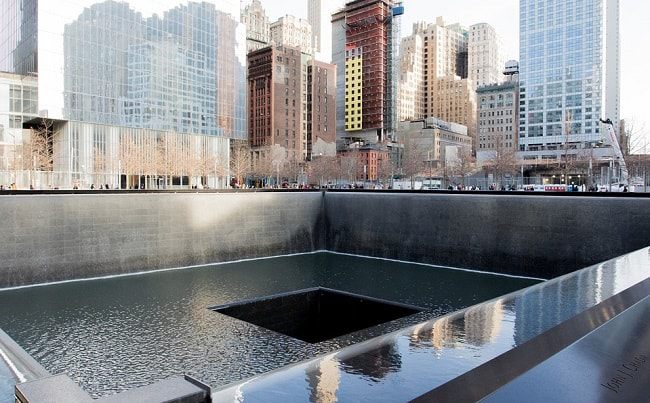 Memorial du World Trade Center parmi les monuments de New-York 