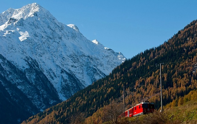 Week-end insolite en Suisse à bord d’un train