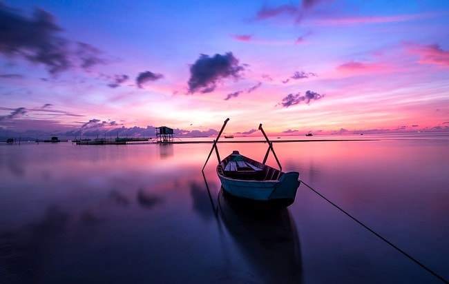 Lever du soleil à admirer pendant vos vacances au Vietnam sur l'île de Phu Quoc