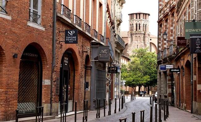 Architecture typique de la ville de Toulouse