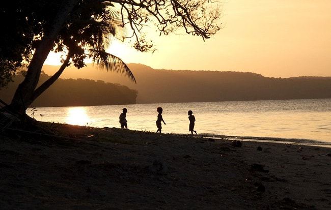 Coucher de soleil au Vanuatu