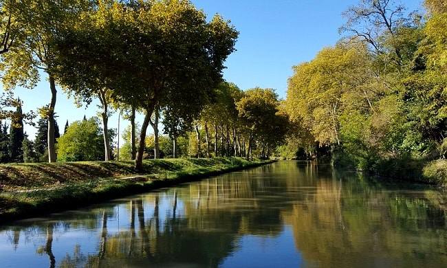 Le Canal du Midi depuis Carcassonne