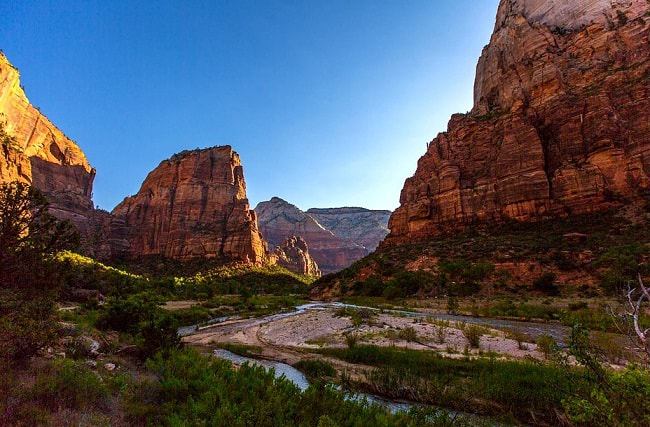 Le Parc National de Zion dans l'Utah pour visiter les Etats-Unis © DR
