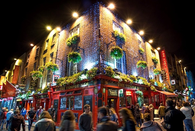 Temple Bar, quartier du centre historique de Dublin