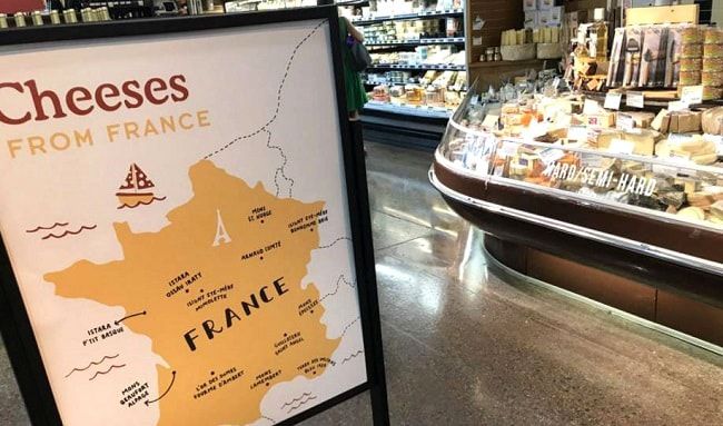 Une carte des fromages français totalement à l’ouest @Twitter Mi_ka_L