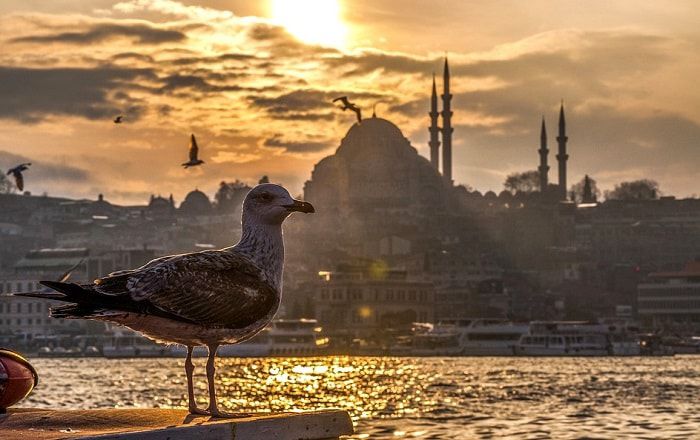 Coucher de soleil à admirer pendant votre week-end pas cher à Istanbul
