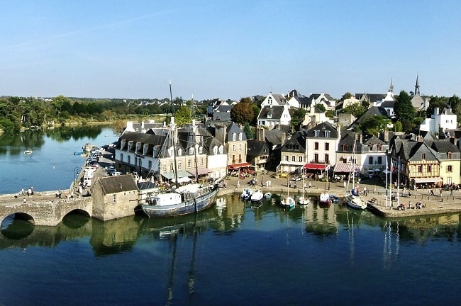 Vieille ville d'Auray dans le Morbihan