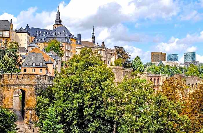 La ville haute de Luxembourg