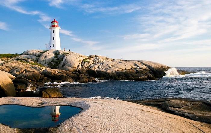 Le phare de Peggy’s Point en Nouvelle-Écosse
