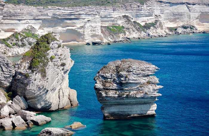 Falaises de Bonifacio en Corse