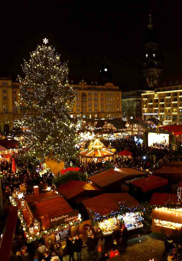 Marché de Noël à Dresde en Allemagne