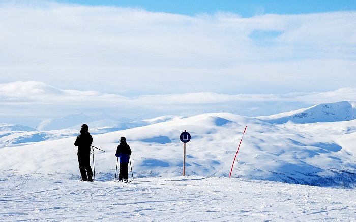 Station de ski de Hemavan en Suède