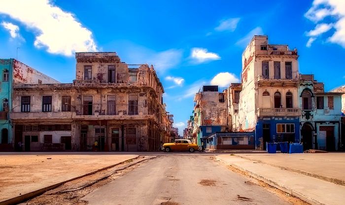 Voiture typique de Cuba à la Havane