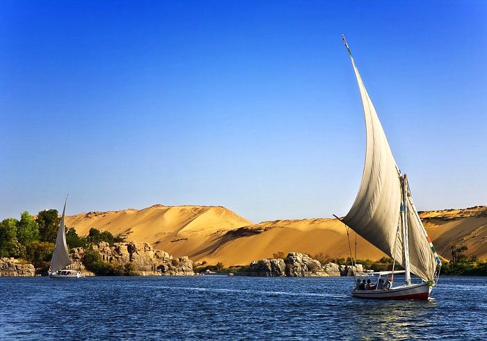 Les bords du Nil, un endroit idéal pour louer un appartement en Égypte