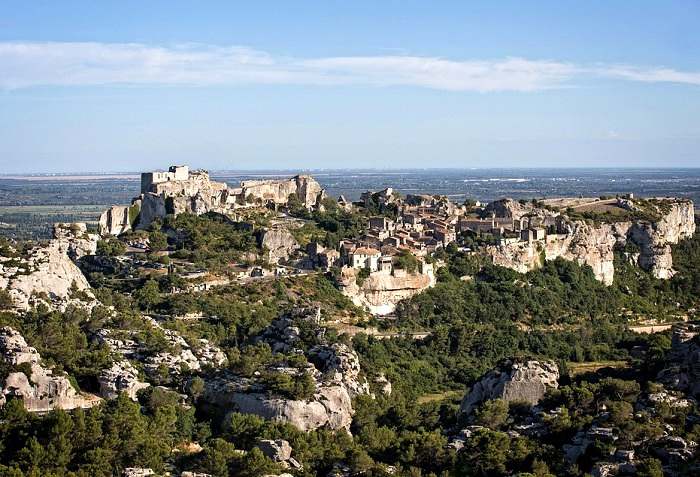 Magnifique vue sur le village des Baux-de-Provence