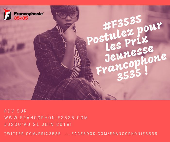 Postulez à la 3ème édition des Prix Jeunesse Francophone 3535