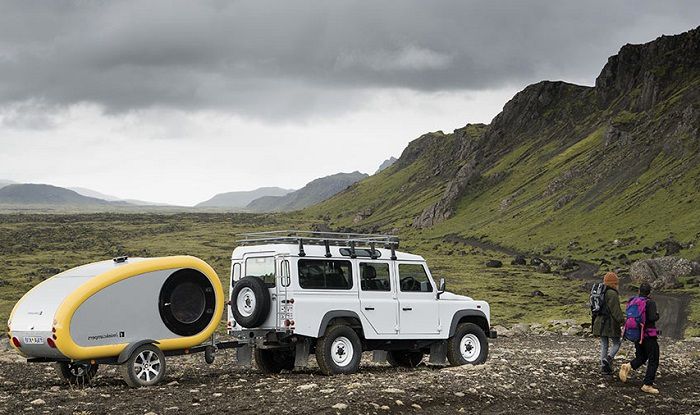 Découverte de l'Islande à bord d'une minuscule caravane © Mink Campers