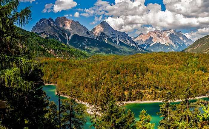 Magnifique paysage de montagne en Autriche