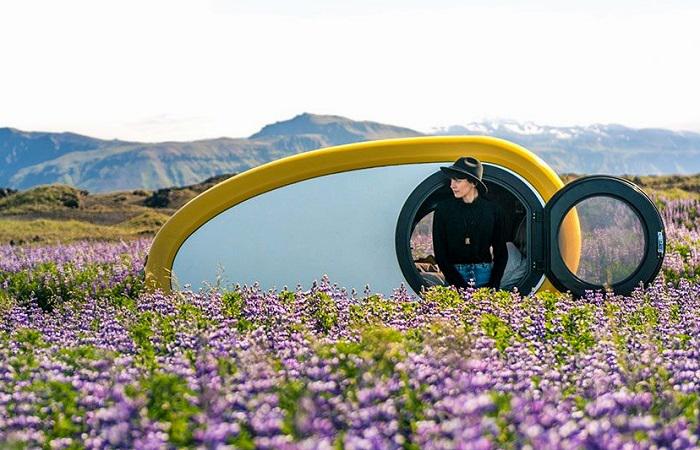 Séjournez dans cette minuscule caravane lors de vos vacances en Islande © Mink Campers