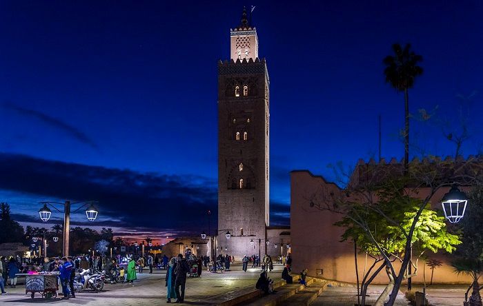 Découvrez la mosquée Koutoubia lors de votre escapade nocturne à Marrakech