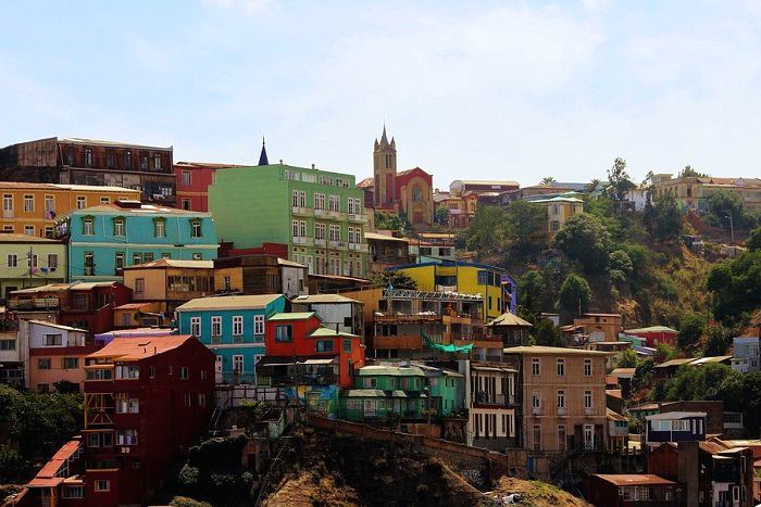 Visite de la ville de Valparaíso et de ses maisons colorées