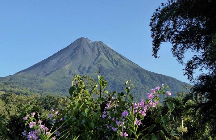 Un des nombreux volcans du Costa Rica