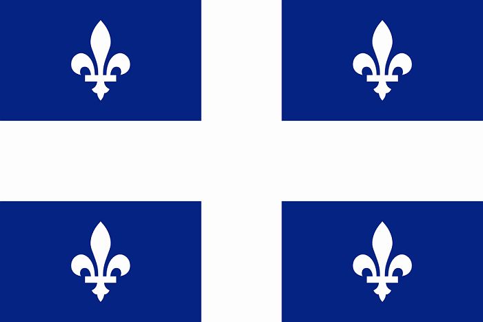Le drapeau de la province du Québec