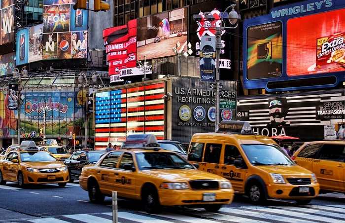 Balade dans Times Square lors de votre séjour à New York
