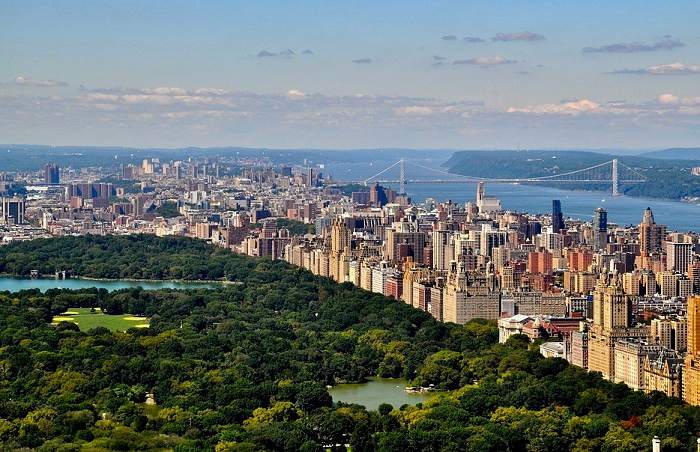 Une vue magnifique sur Central Park à New York