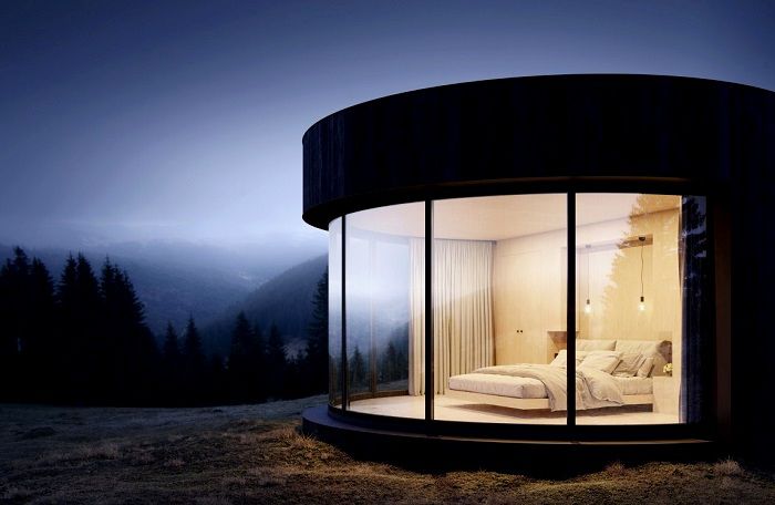 Offrez-vous une nuit de rêve dans une chambre de luxe en pleine nature ©Lumipod