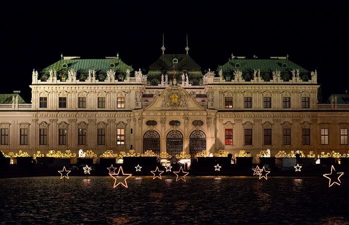 Illuminations de la ville de Vienne en Autriche