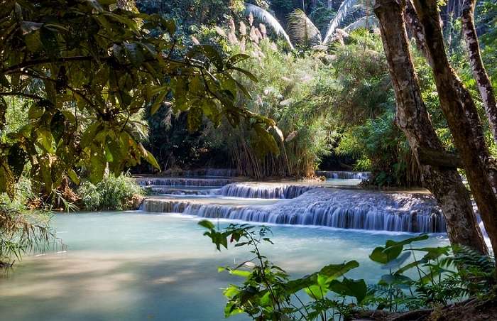 Partez à la découverte des Kuang Si Falls lors de votre séjour au Laos